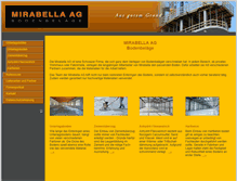 Tablet Screenshot of mirabella-ag.ch